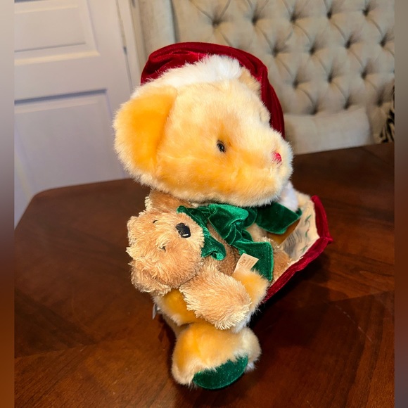 Vintage Dan Dee Talking Plush Bear Reads True Story of Christmas Animated Lights - Picture 5 of 9